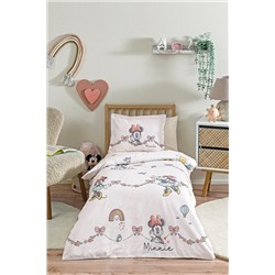 Özdilek Özdilek Minnie Mouse Bowties Disney Lisanslı Bebek Nevresim Takımı