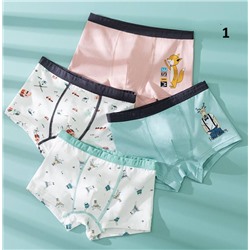 Детские трусы для мальчиков. Комплект из 4 штук. Приятные, мягкие, хлопо
