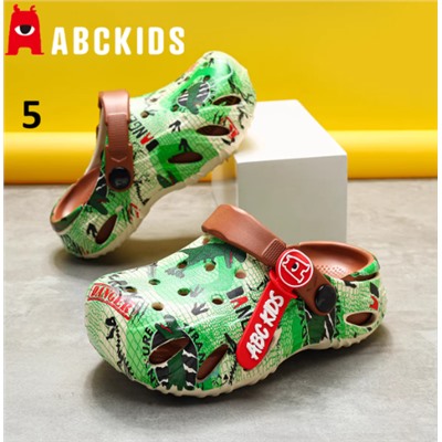 Детские сланцы-кроксы для мальчиков