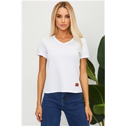 Футболка женская с v-образной горловиной РИФУТЖЕН