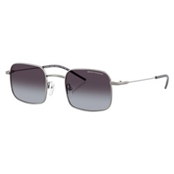 Armani Exchange  Grey Gradient Square Ladies Sunglasses