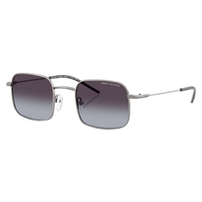 Armani Exchange  Grey Gradient Square Ladies Sunglasses