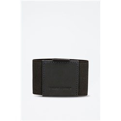 Tarjetero Badge Marrón