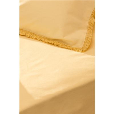 Sona King Size Püsküllü Nevresim Takımı - Sarı