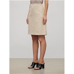 Юбка а-силуэта из 100% вискозы, S1057/biscuit