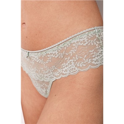 Braga ancha encaje verde