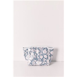 Neceser mediano estampado floral azul