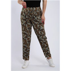 274 Брюки-бананы из штапеля