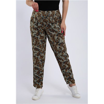 274 Брюки-бананы из штапеля