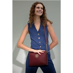 Kadın Bordo Kol Çantası