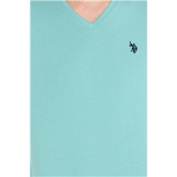 Erkek Mint Basic V Yaka Tişört