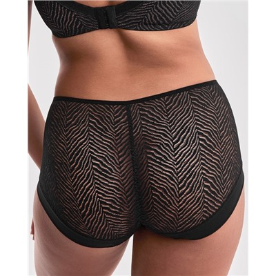 Трусы Celeste classic (черн) с завышенной талией Alles