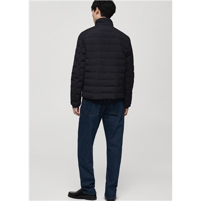 Chaqueta acolchada relleno plumón y plumas