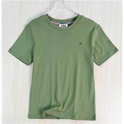 Повседневная хлопковая свободная прямая футболка ТОММИ ДЖИН*С