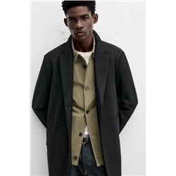 Мужское шерстяное пальто  ZAR*A