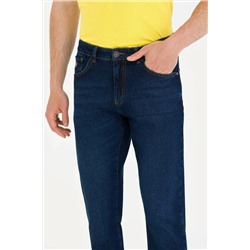 Erkek Koyu Mavi Jean Pantolon