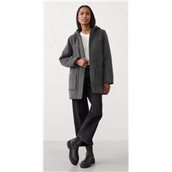 Melton Hooded Jacket