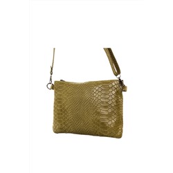 Bandolera de piel Verde claro