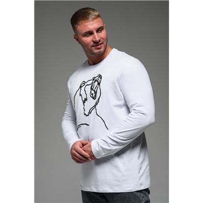 8534 Футболка с длинным рукавом мужская