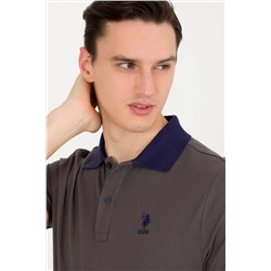 Erkek Antrasit Polo Yaka Tişört