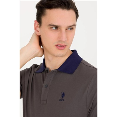 Erkek Antrasit Polo Yaka Tişört