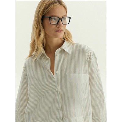 Рубашка в полоску из 100% хлопка, B3226/anki