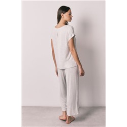 Pijama Capri viscosa suave gris