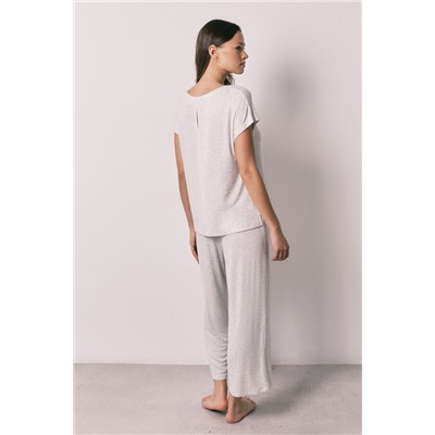 Pijama Capri viscosa suave gris