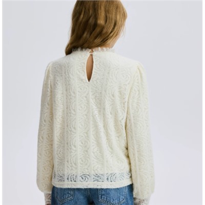 Блузка для девочек. Экспорт. РЕСЕРВ*Д  Подойдёт на холодное время года благодаря плотной подкладке