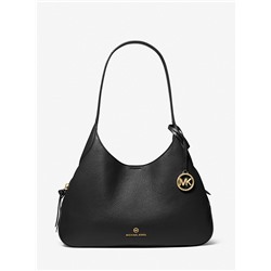 MICHAEL MICHAEL KORS Kelsey Large Pebbled Leather Shoulder Bag
