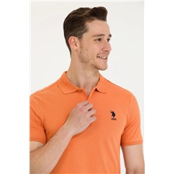 Erkek Kiremit Basic Polo Yaka Tişört