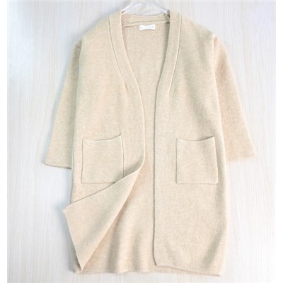 Женский трикотажный кардиган средней длины  МАНГ*О