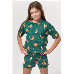Хлопковая пижама для девочки Happyfox