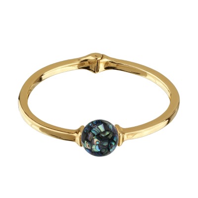 Браслет (гелиотис 16мм; покрытие золото), Есть комплект