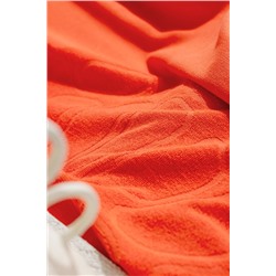 Hicampe %100 Pamuk Plaj Havlusu - Turuncu - 70x150 cm