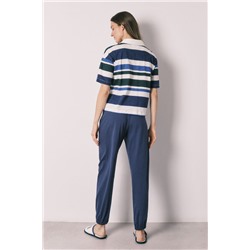 Pijama Hello Kitty manga corta algodón polo rayas