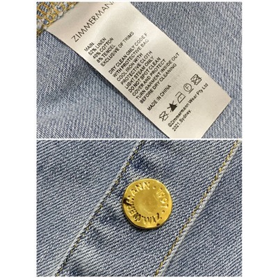 Костюм-двойка из мягкого денима австралийского бренда  (2 цвета) ZIMMERMA*N