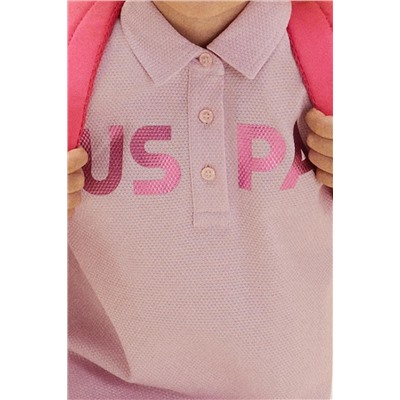 Kız Çocuk Manolya Polo Yaka Tişört