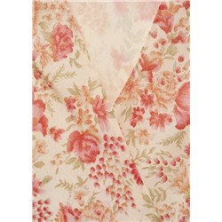 Vestido flores bajo asimétrico