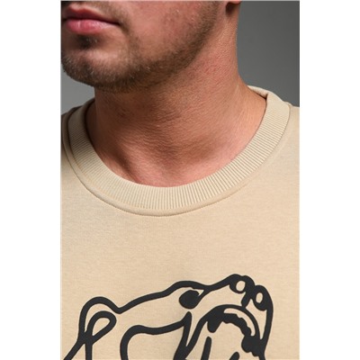 8535 Мужской свитшот оверсайз