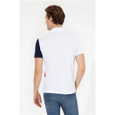 Erkek Beyaz Polo Yaka Tişört