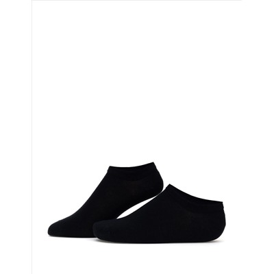 Erkek Bambu Karışımlı 3'lü Paket Lacivert Patik Basic Çorap