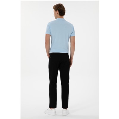 Erkek Siyah Kanvas / Chino Pantolon