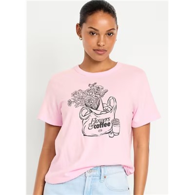 EveryWear Crew-Neck Graphic T-Shirt