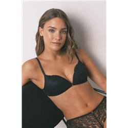 Sujetador triangular LOVELY relleno negro