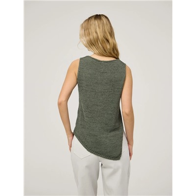 Зеленая блузка "Угол"