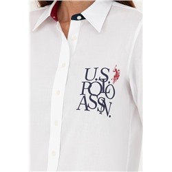 Kadın Beyaz Uzun Kollu Gömlek