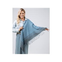 Платок Lanotti двухсторонний Синий амбре /№54