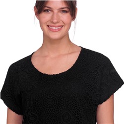 Damen T-Shirt mit Front aus Spitze