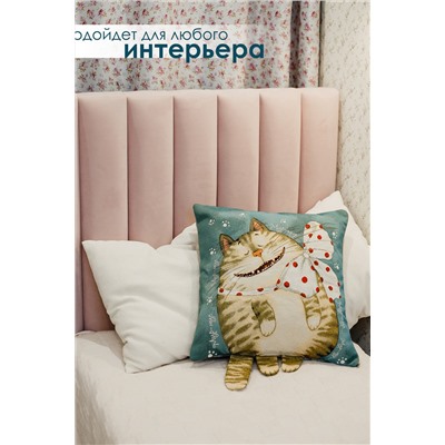 Наволочка декоративная 45х45 Мур